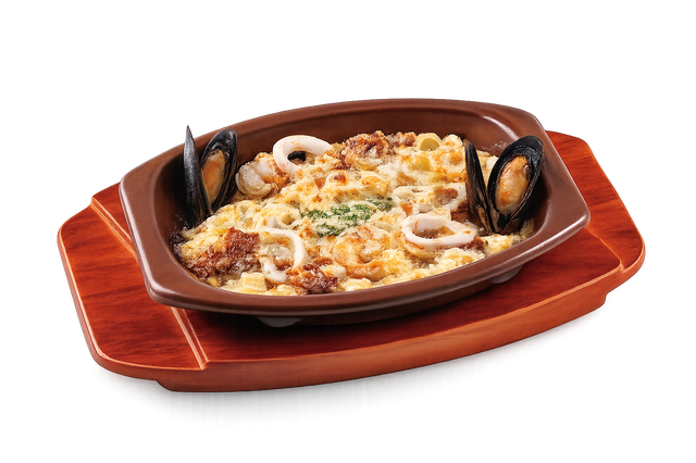 Baked Macaroni with Seafood
