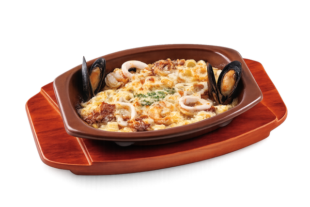 Baked Macaroni with Seafood